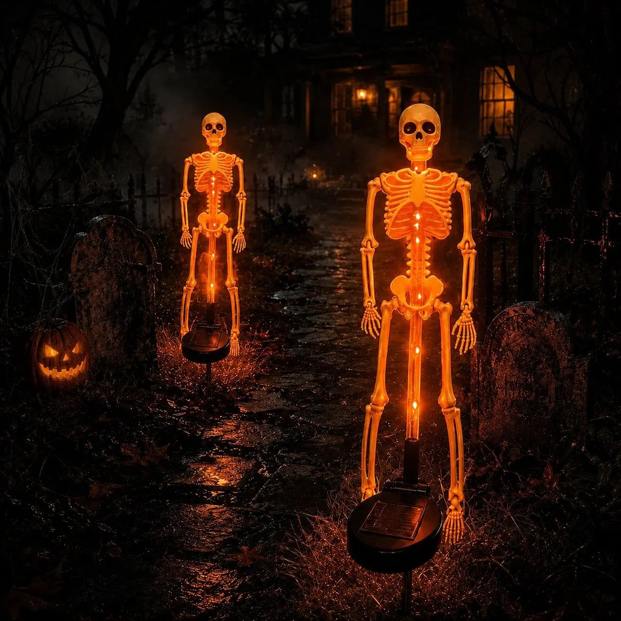 Solar Skeleton YardStake