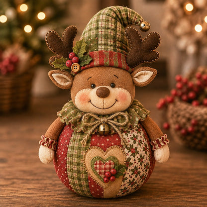 🎄🎅Patchwork Fabric Doll DIY Kit
