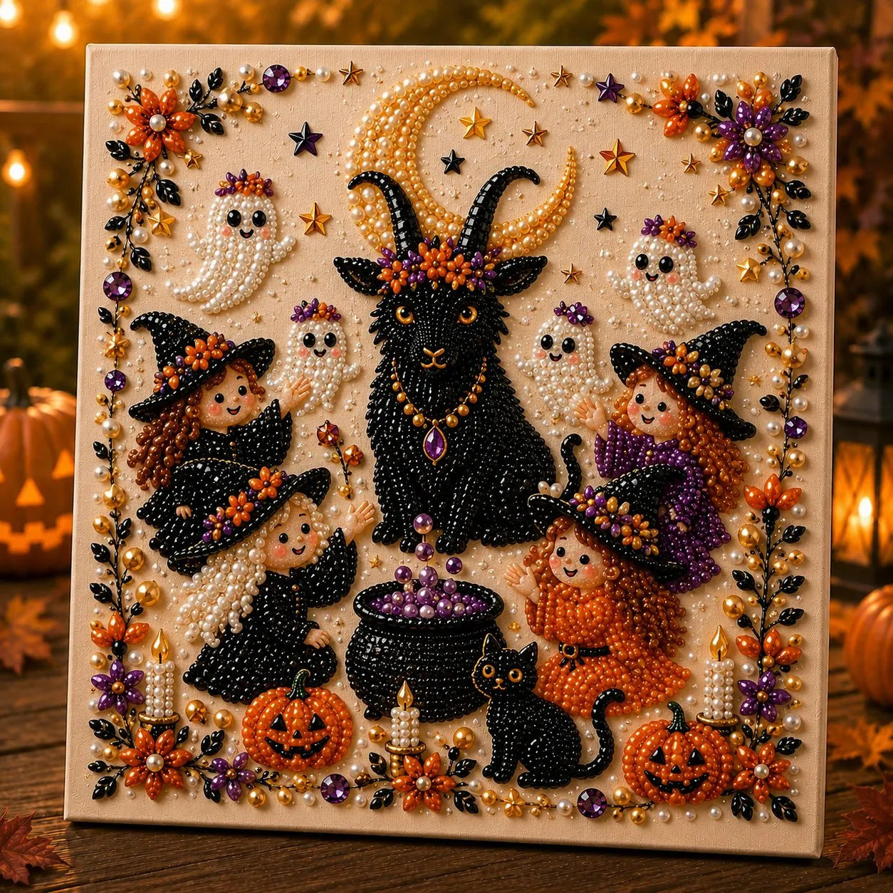 🔥Last Day 49% OFF - 🎃Halloween Theme Pearl Art DIY Kit 👻 Buy 2 Get Free Shipping📦