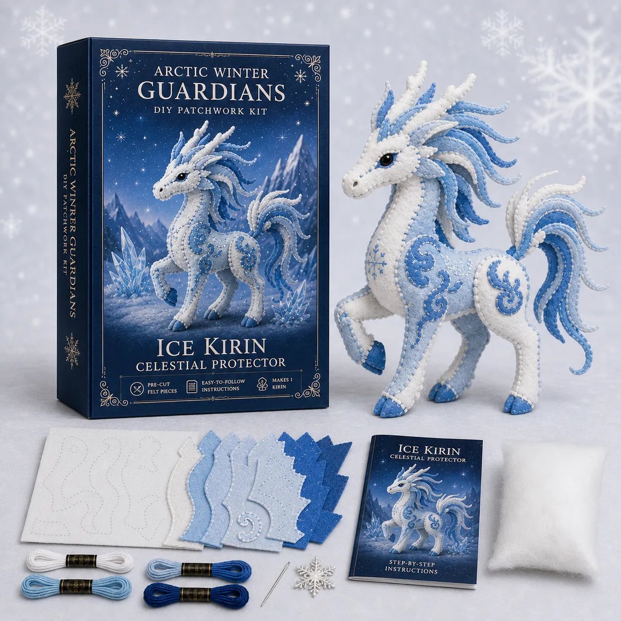 🔥LAST DAY 50% OFF - ❄️Arctic Winter Guardians DIY Patchwork Kit✨