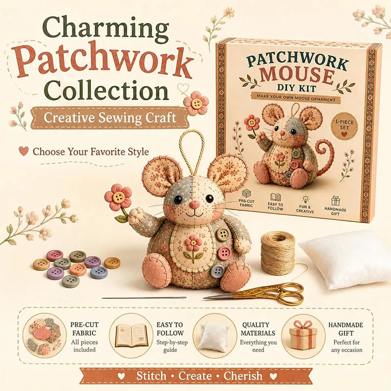 🔥DIY Patchwork Animal Kit – Create Your Own Adorable Animals