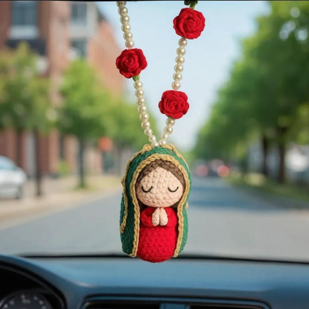 🙏Cute Mary Statue Car Interior Decoration
