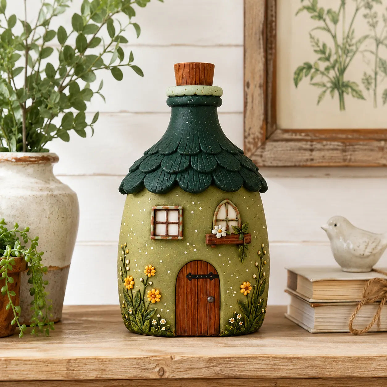 Lighted Storybook Cottage Figurine