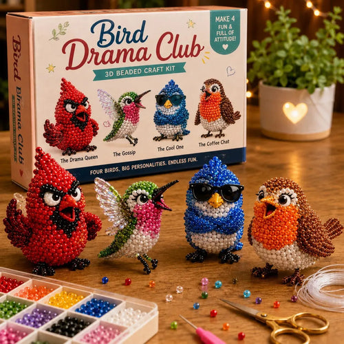🔥LAST DAY 50% OFF 🧵✨ Build Your Own Beaded Mini World | Creative 3D DIY Kit