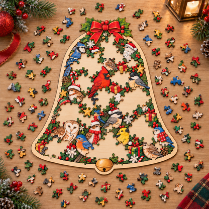 🎄🧩Christmas Keepsake Wooden Puzzles — Holiday Magic, Piece by Piece