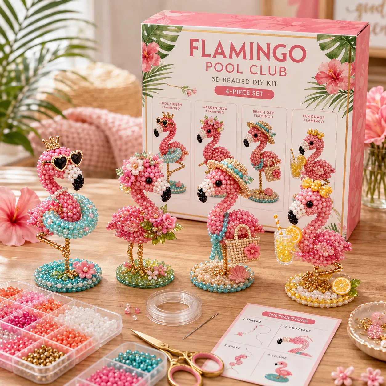 🔥LAST DAY 50% OFF 🧵✨ Build Your Own Beaded Mini World | Creative 3D DIY Kit