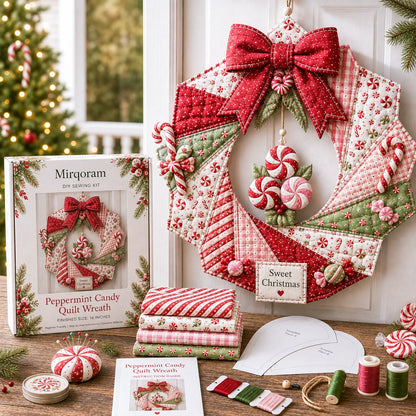 Christmas Fabric Wreath DIY Kit – A Keepsake You’ll Hang with Pride Year After Year💫