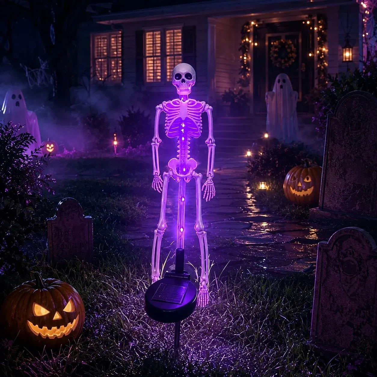 Solar Skeleton YardStake