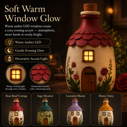 Lighted Storybook Cottage Figurine