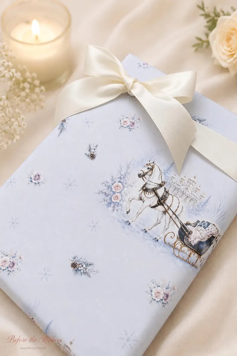 🎀Storybook Watercolor Gift Wrap