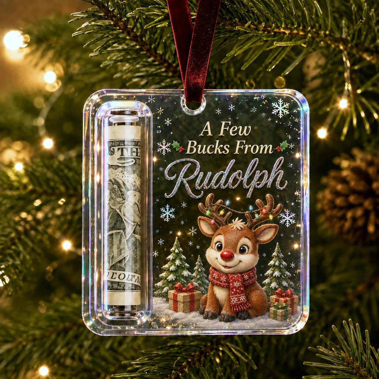 🔥Last Day 49% OFF - ✨🎄Festive Cash Pocket Ornament – A Playful Way to Gift Money