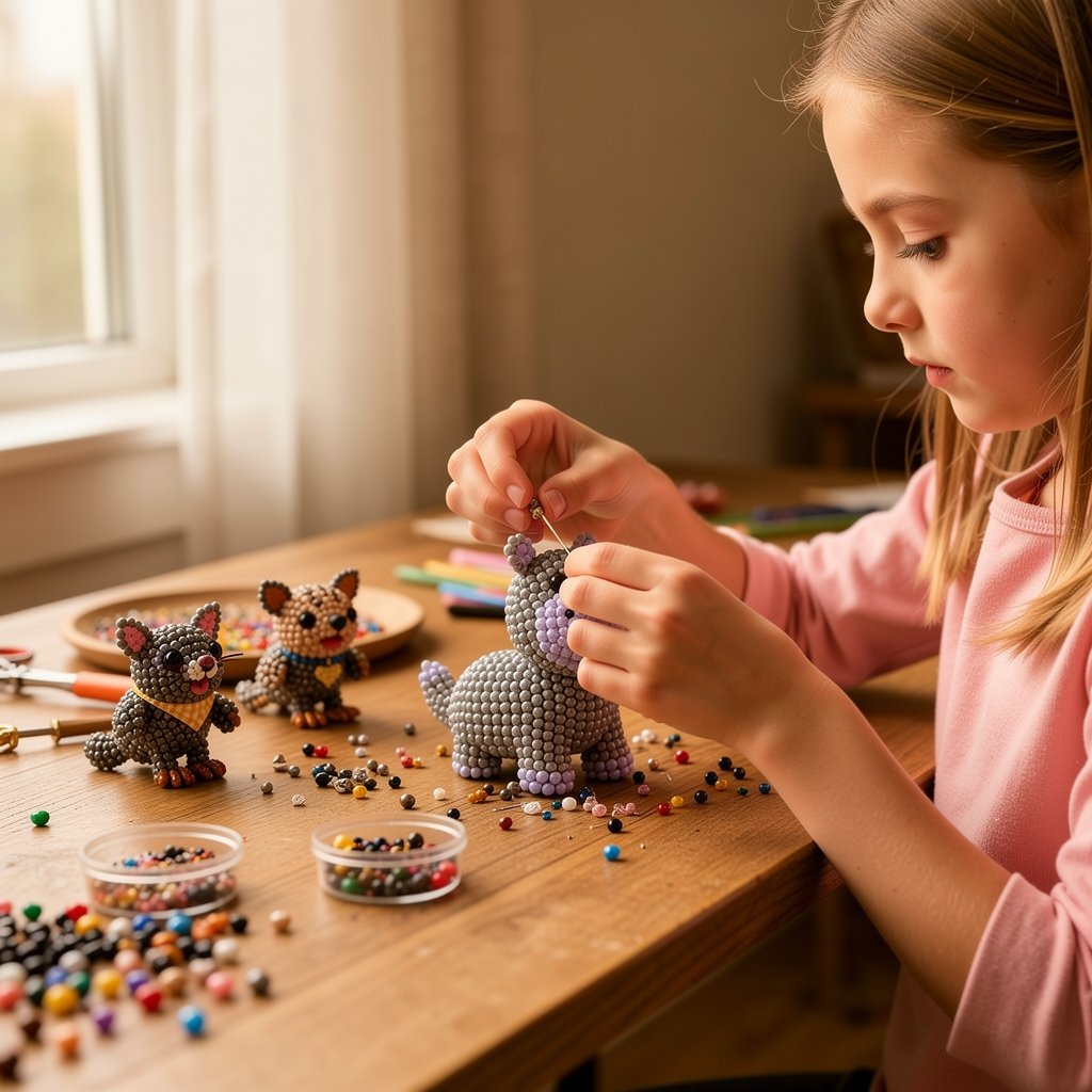 🔥Last Day 50% OFF🧵✨ Tiny 3D Beaded Animal DIY Kit