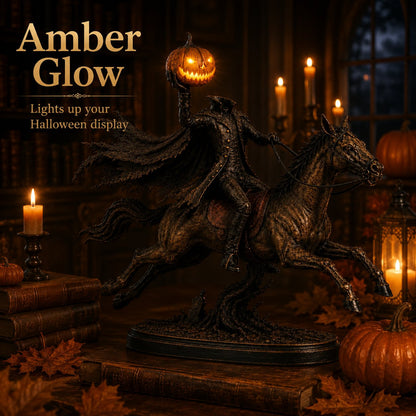 🎃🏇Midnight Chase Headless Horseman Statue