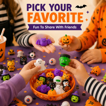🔥Last Day 49% OFF - 🎃 30Pcs/Pack Halloween Mochi Squishy Toys