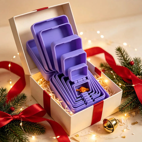 🔥Last Day: 49% OFF🔥 Christmas Prank Surprise Box | 6 Layer Nesting Gift Box for the Ultimate Unboxing Surprise 🎁🎄