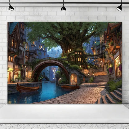 🌲🌸 Turn your backyard into an enchanted forest – one banner, endless beauty! ✨