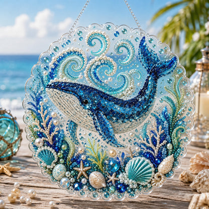 🌊✨Ocean Pearl Art DIY Hanging Ornament Kit | Relaxing DIY Craft to Create Stunning Coastal Artwork(📦Buy 2 Free Shipping)