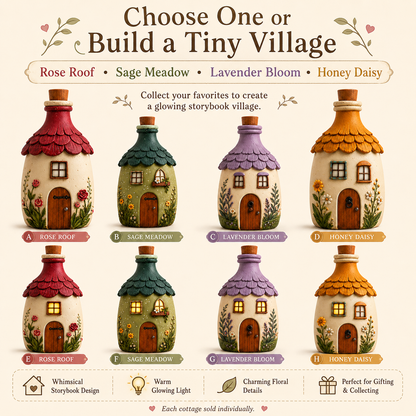 Lighted Storybook Cottage Figurine