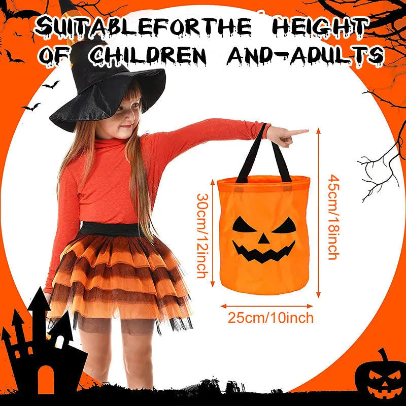 🎃 2026 Sale — Over 19,000 Sold!✨ Halloween Glowing Pumpkin Bag – LED Lights & Spacious Interior 🍬