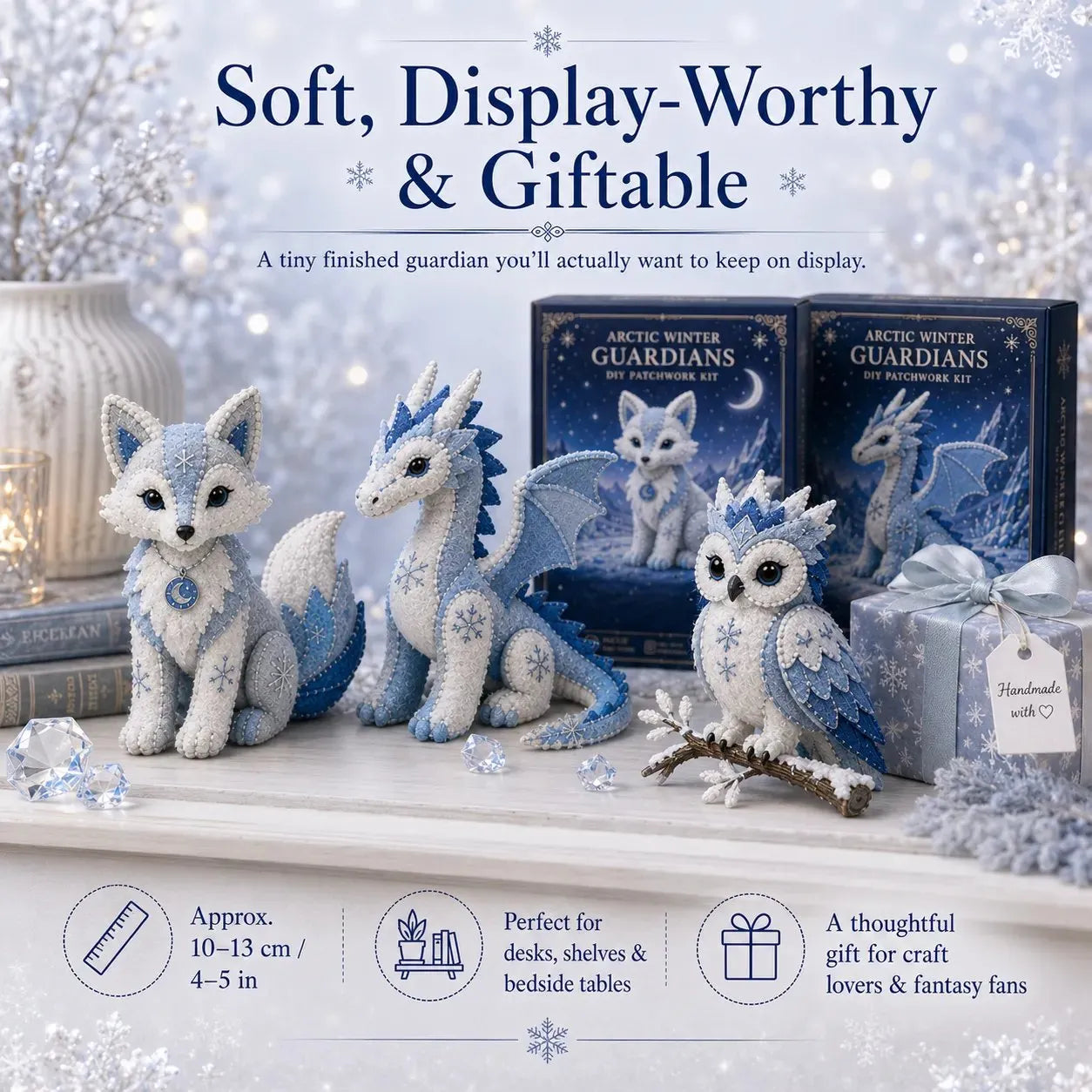 🔥LAST DAY 50% OFF - ❄️Arctic Winter Guardians DIY Patchwork Kit✨
