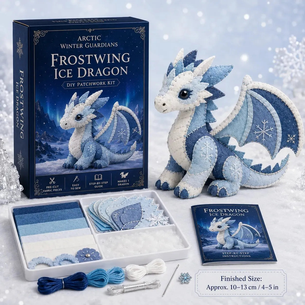 🔥LAST DAY 50% OFF - ❄️Arctic Winter Guardians DIY Patchwork Kit✨