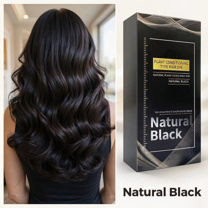 🌿 Plant-Based Comb-In Hair Dye – Easy, Gray Coverage, Nourishing Formula ✨