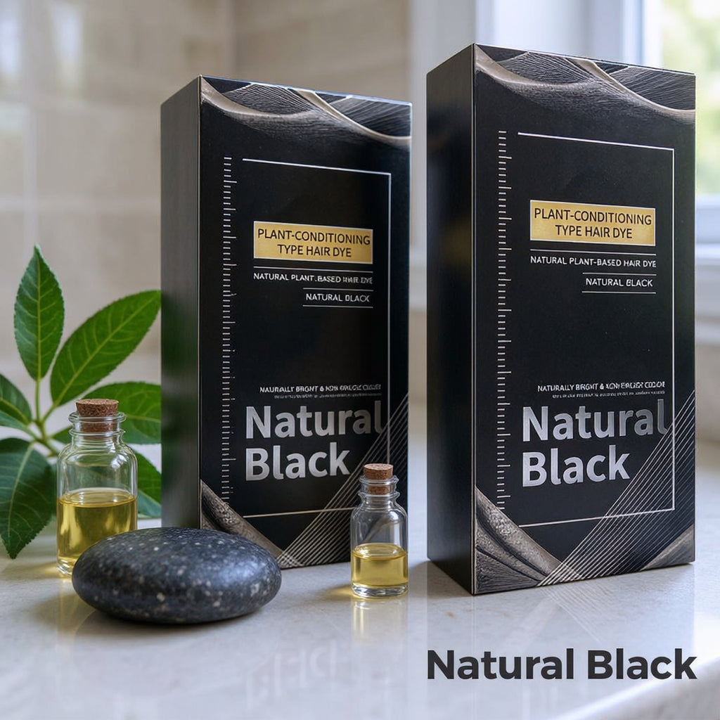 🌿 Plant-Based Comb-In Hair Dye – Easy, Gray Coverage, Nourishing Formula ✨