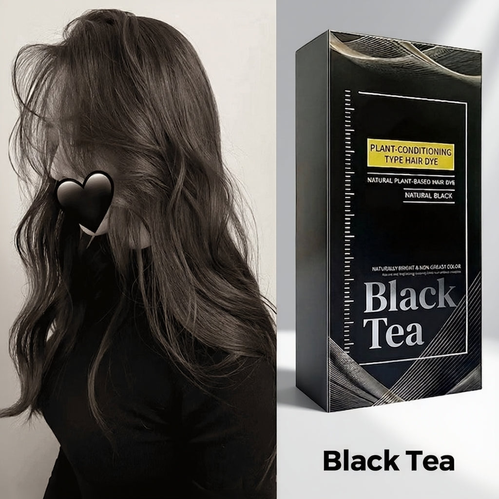 🌿 Plant-Based Comb-In Hair Dye – Easy, Gray Coverage, Nourishing Formula ✨