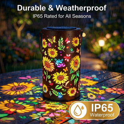 🔥Hot Sale 49% OFF -✨Colorful Sunflower Glow Solar Garden Lantern