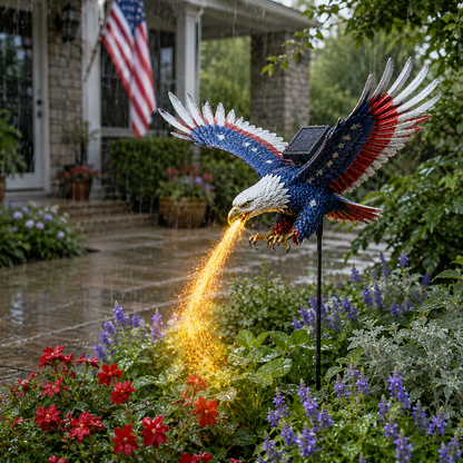 🔥🦅Freedom Eagle Solar Garden Light
