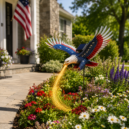🔥🦅Freedom Eagle Solar Garden Light