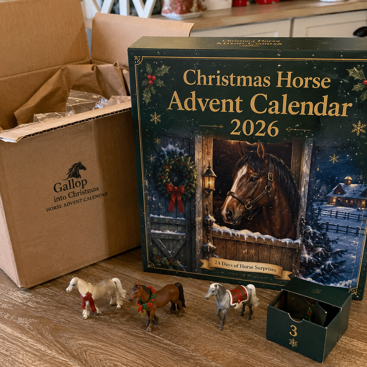🐴 Christmas Horse Advent Calendar--24 Days of Horse Friends & Holiday Memories 🎄