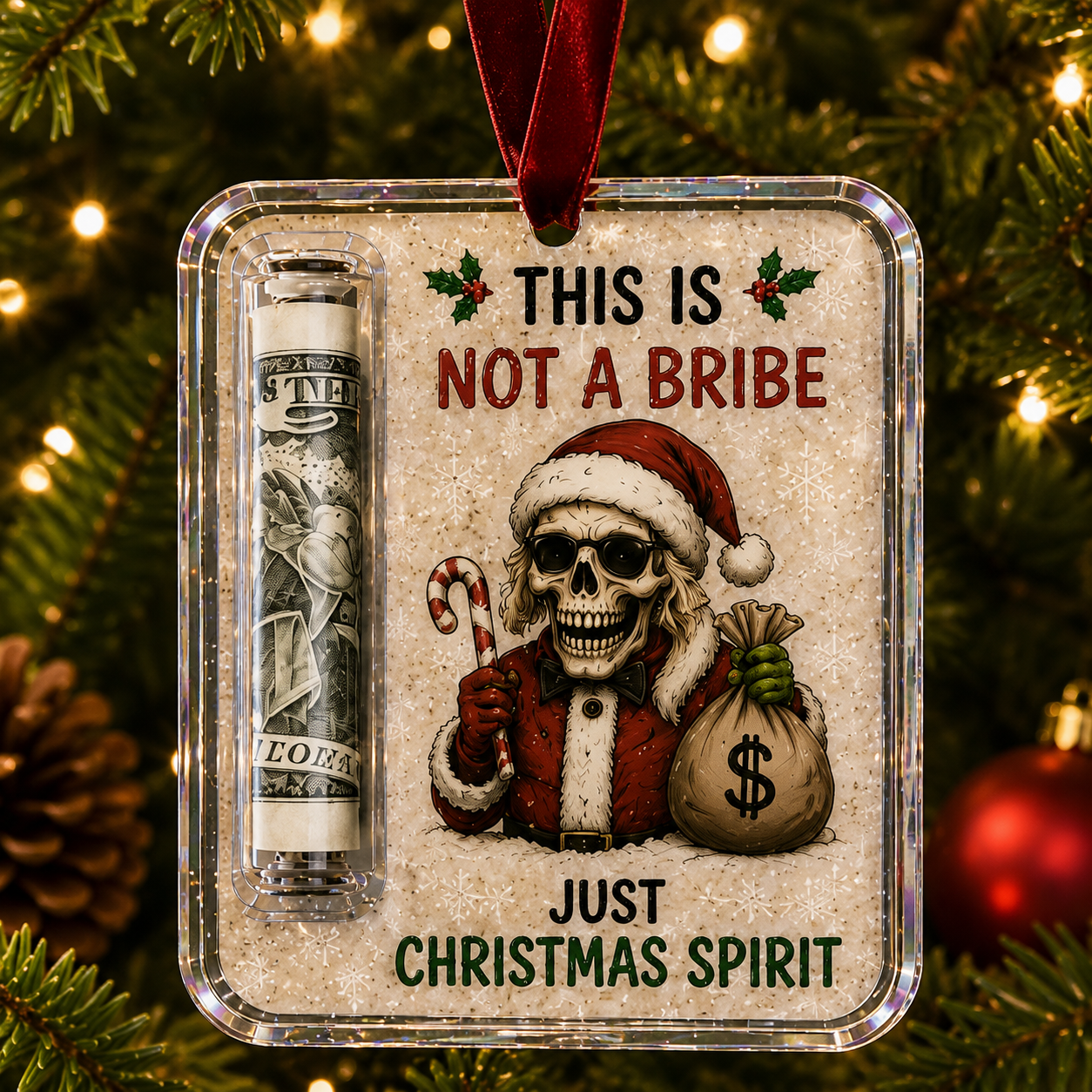 🔥Last Day 49% OFF - ✨🎄Festive Cash Pocket Ornament – A Playful Way to Gift Money