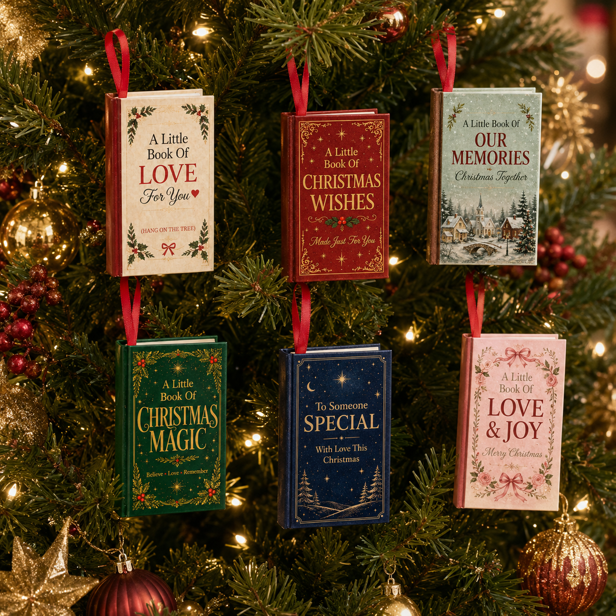 🎄❤️ Our Little Book of Love – A Heartfelt Christmas Keepsake for the Tree 📖