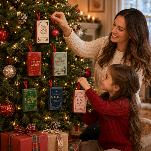 🎄❤️ Our Little Book of Love – A Heartfelt Christmas Keepsake for the Tree 📖