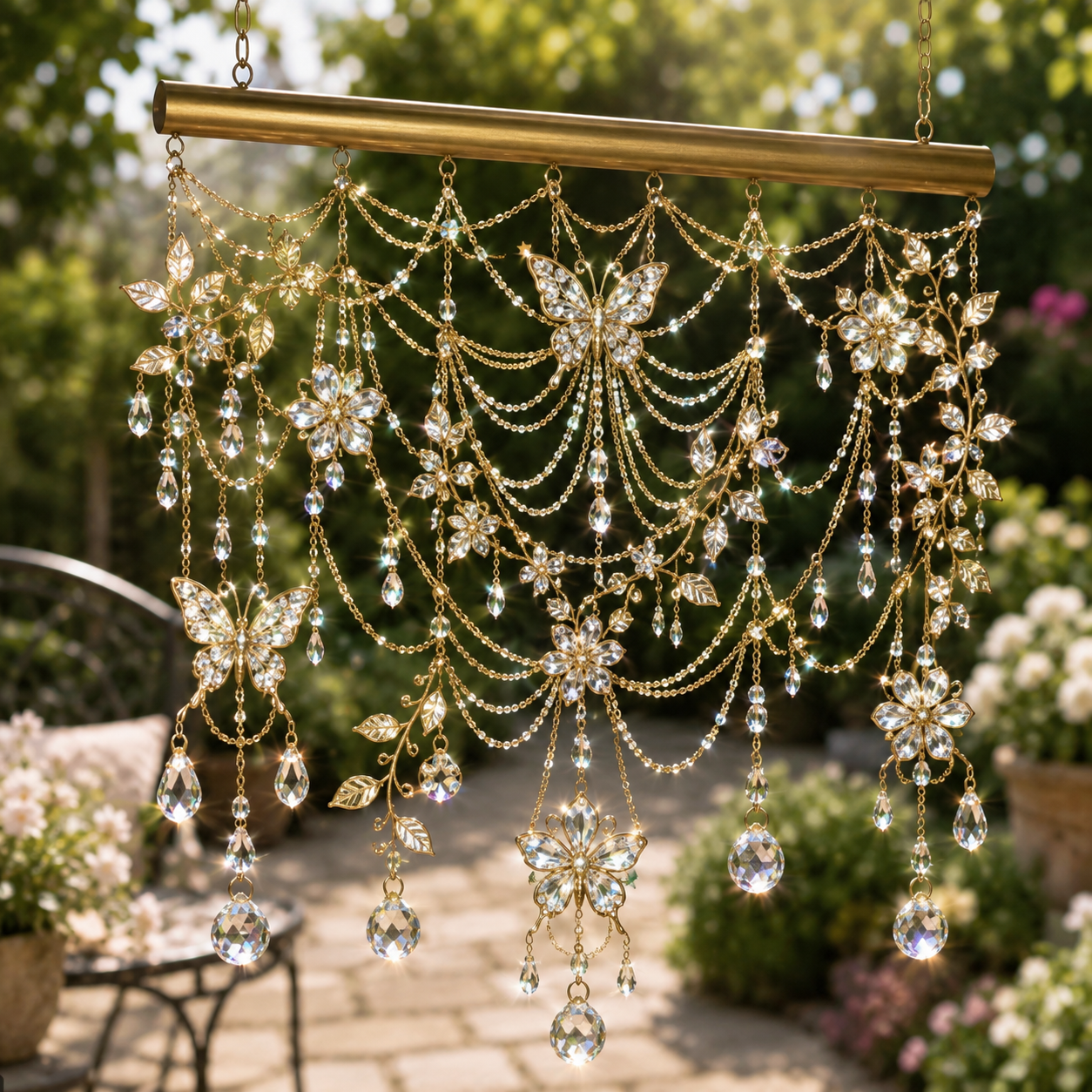 🕷️ Handmade 3D Crystal Spiderweb Suncatcher | Ready-to-Hang Window Decor