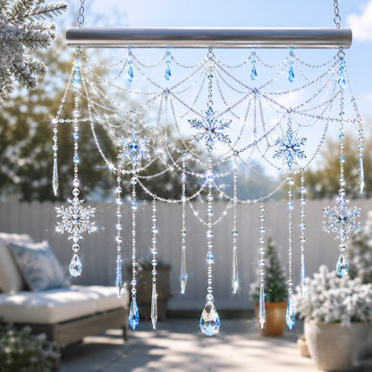 🕷️ Handmade 3D Crystal Spiderweb Suncatcher | Ready-to-Hang Window Decor