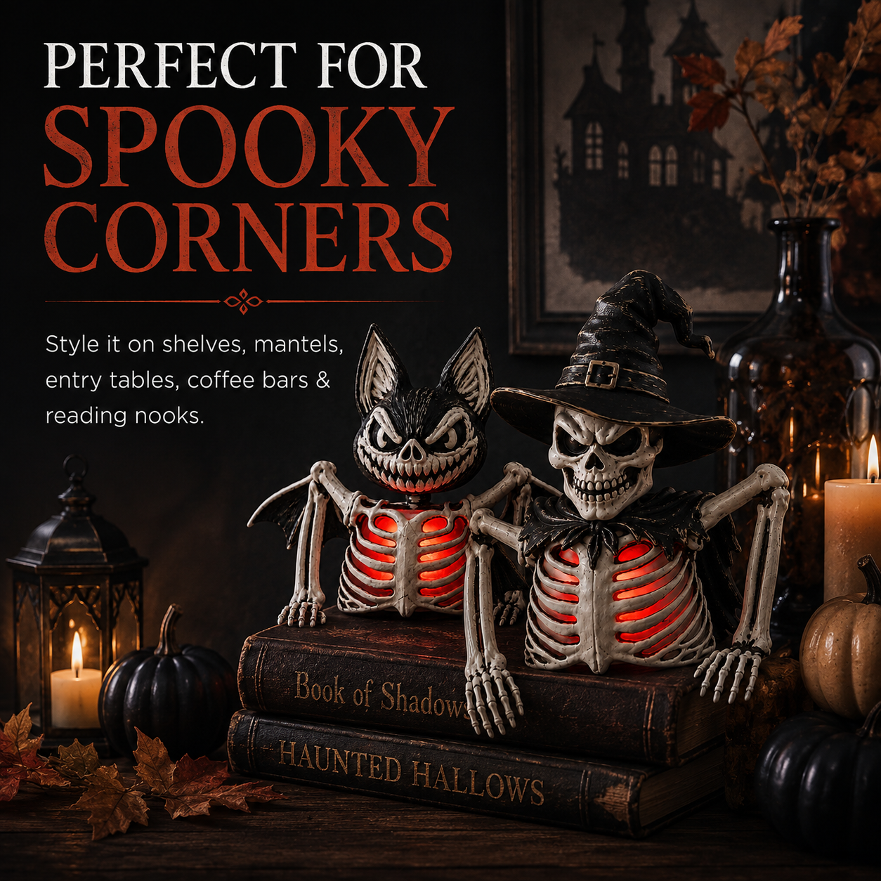 The Spooky Crew™ Light-Up Skeleton Collection