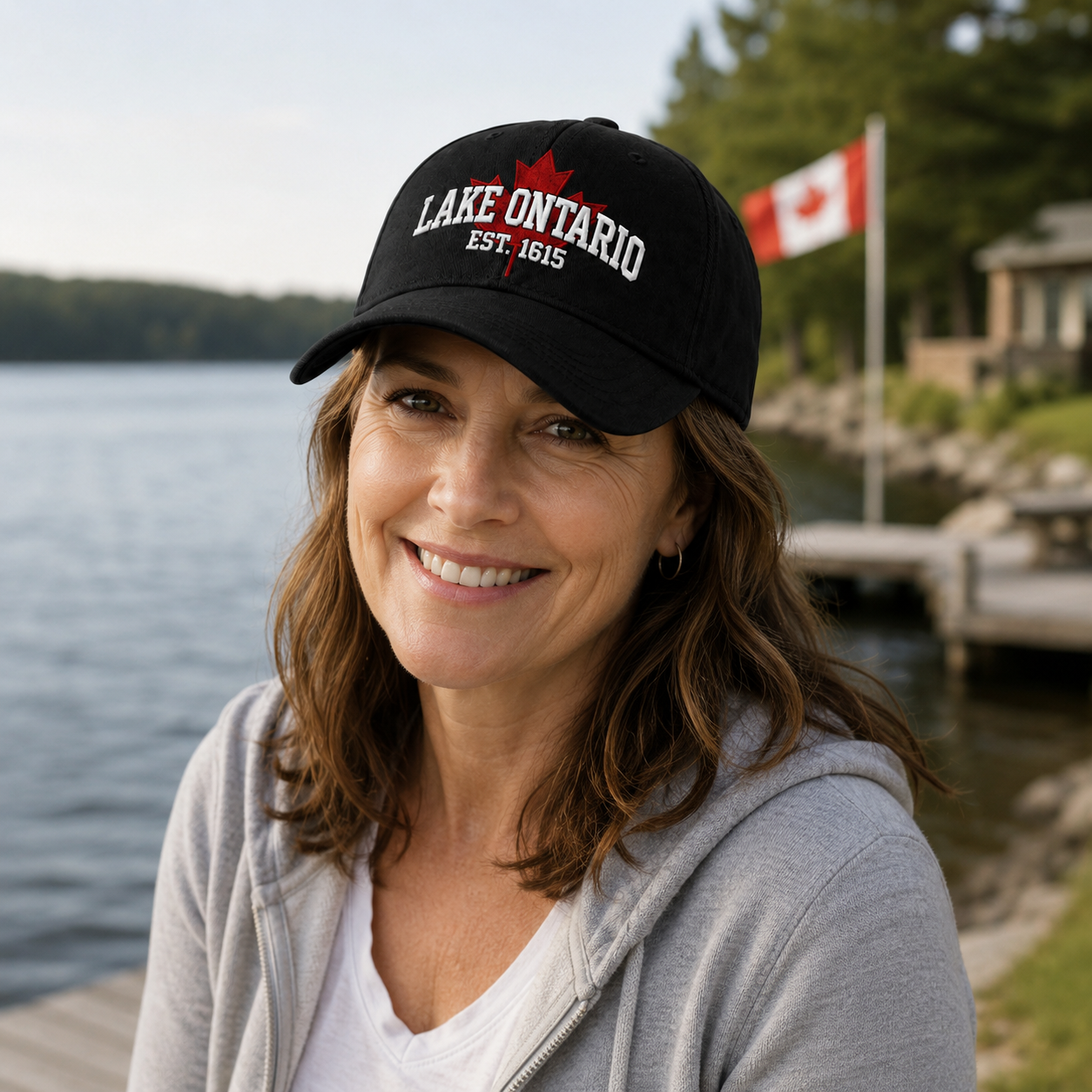 ❤️Lake Ontario Forever – 2027 fellime®Heritage Embroidered Cap🍁