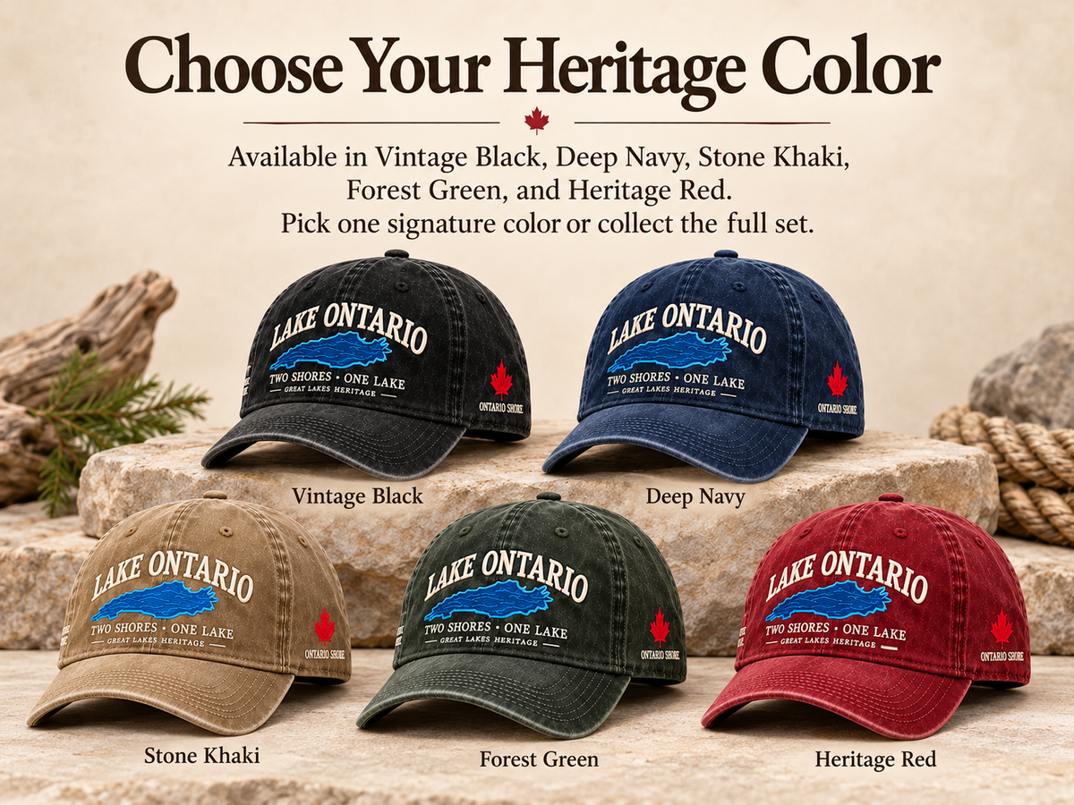 Five Lake Ontario Heritage Cap colors