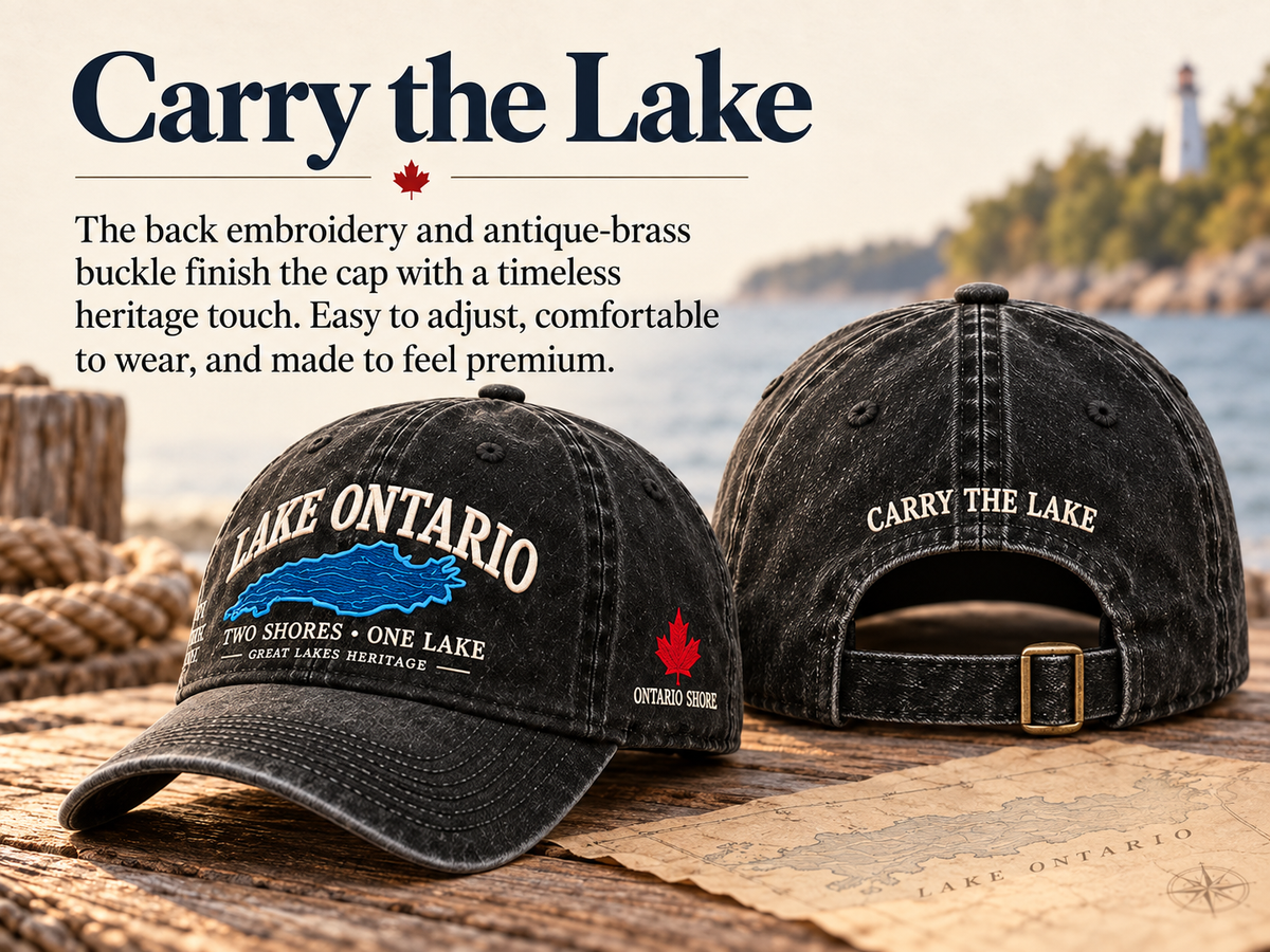 Carry the Lake back embroidery
