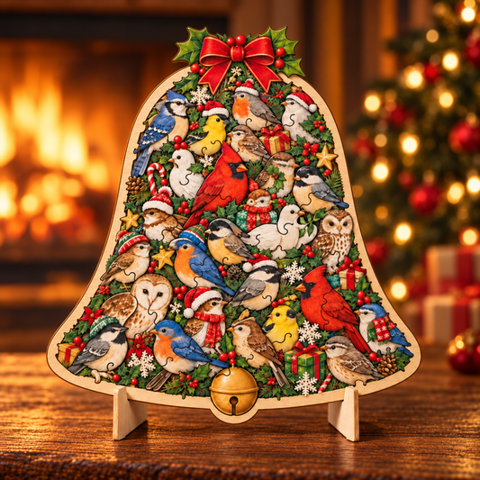 🎄🧩Christmas Keepsake Wooden Puzzles — Holiday Magic, Piece by Piece