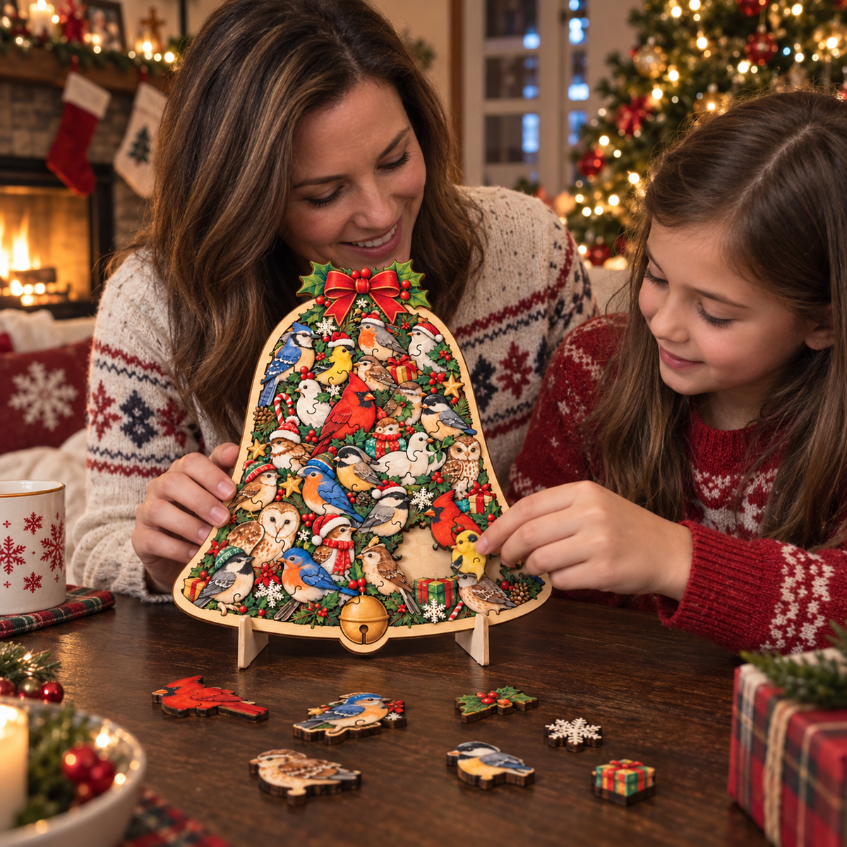 🎄🧩Christmas Keepsake Wooden Puzzles — Holiday Magic, Piece by Piece
