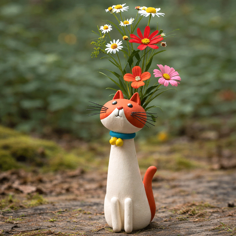 💖🎁2026 Mother's Day Gifts 50% Off--😻Quirky Cat Vase