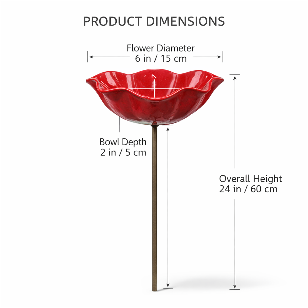 💖🎁2026 Mother's Day Gifts 50% Off--🎁Handmade Metal Flower Garden Stake🐦