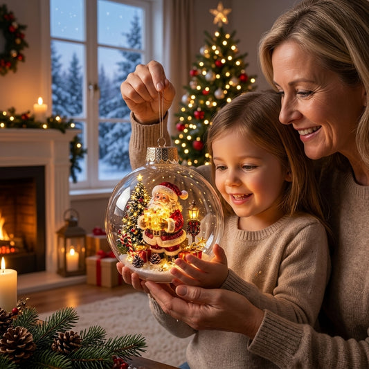 🎄2027 Glowing Christmas Ornament – A Tiny Winter World in Your Hands