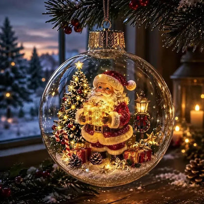 🎄2027 Glowing Christmas Ornament – A Tiny Winter World in Your Hands