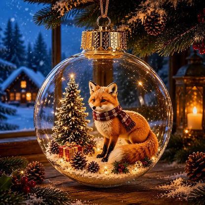 🎄2027 Glowing Christmas Ornament – A Tiny Winter World in Your Hands