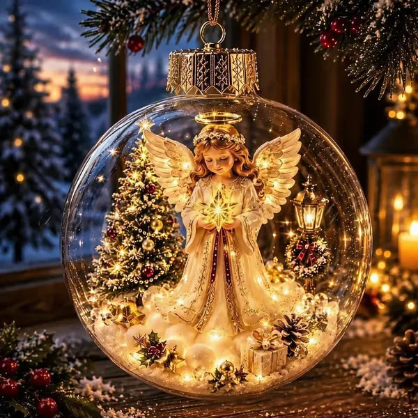🎄2027 Glowing Christmas Ornament – A Tiny Winter World in Your Hands