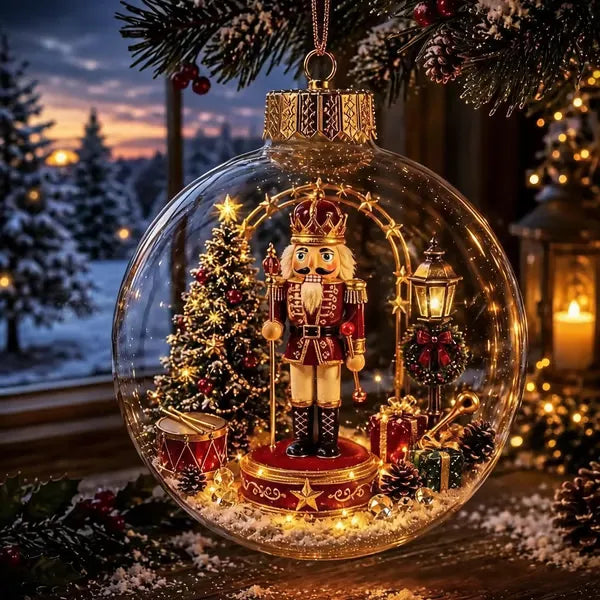 🎄2027 Glowing Christmas Ornament – A Tiny Winter World in Your Hands